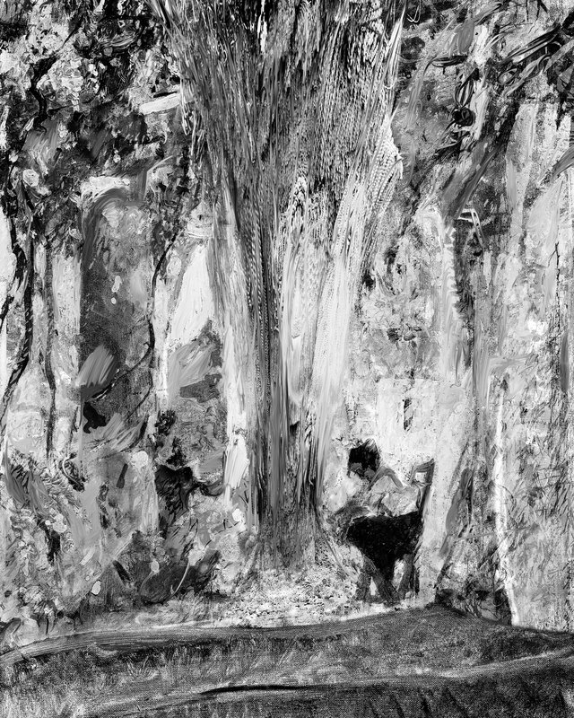 Alex Fischer, Weekend Painting, 2019-01-26, 40×32″ / 1016×813㎜, print